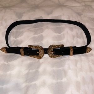 Belt Bundle: leather & double buckle